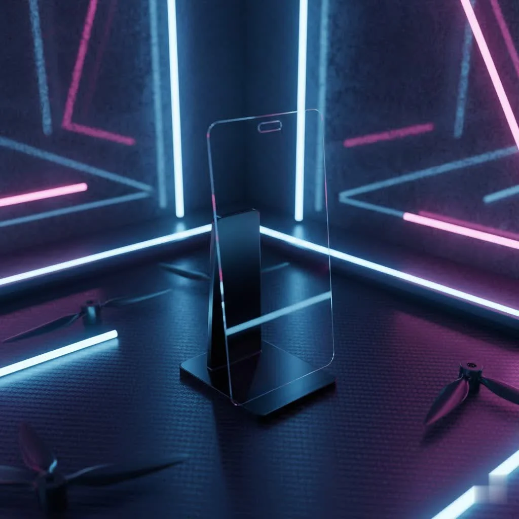 Smartphone with a screen protector applied